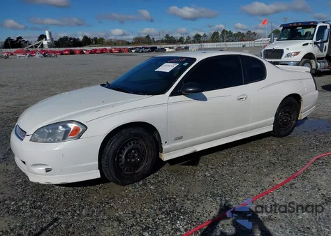 2006 Chevrolet Monte Carlo Ss z USA, uszkodzony, nr VIN 2G1WL15C269261387